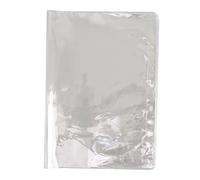 Custodia per libri in PVC trasparente, impermeabile, adatta per la maggior parte dei raccoglitori, album di ritagli, fogli sciolti