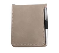 Custodia per libro in yardage con porta segnapunti in pelle PU con penna | Il resistente supporto per segnapunti mantiene gli strumenti di punteggio al sicuro durante le partite di golf grazie al pass