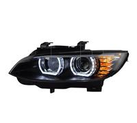Custodia per lo styling dell'auto compatibile con BMW M3 328i 335i 330i E92 E93 2006-2012 Fari anteriori H7 D2H Angel Eye Bi Xenon Beam(No Bulb In Low Beam)