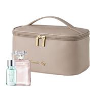 Custodia Per L'organizzatore Per Trucco Con Manico, Scatola Di Stoccaggio Cosmetico Per Borsa Per Supporto Cosmetico In Viaggio, Sacchetti Di Rasatura Con Cerniera, Parete Della Divisione, Sacchetti D