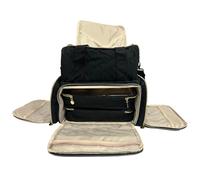 Custodia per l'organizzazione dello smalto - Sacchetto per il trasporto dello smalto - Contiene 48 bottiglie (0,5 FL.Oz), valigetta per la fornitura delle unghie, sacchetto per il trucco, custodia per