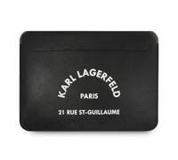Custodia per MacBook da 13" in pelle Saffiano nera di Karl Lagerfeld