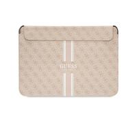 Custodia per MacBook Guess 16", rosa - 4G stampato a righe