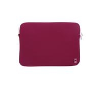 Mean Well Custodia per MacBook Pro Retina 13 (Non USB-C) in mousse con chiusura lampo Prugna/Bianco
