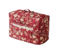 Custodia Per Macchina Da Cucire - 16,93x13,78x9,4Antipolvere Stampa Floreale - Con Manico E Tasca Stampa Floreale Vintage Custodia Da Viaggio Per Macchina Da Cucire | Per Casa Fai Da Te Lavori Tessili