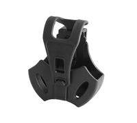 Custodia per manette in vita, per manette, talpa, manette, manette, manette, custodia per cinture, manette, supporto a sgancio rapido con clip posteriore per manette rigide pieghevoli, Nero , Refer to