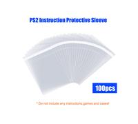 Custodia per manuale - 100 pezzi Custodia richiudibile per CD di gioco PS2 Sacchetti in plastica OPP Copertine