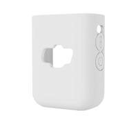 Custodia per microfono per DJI Mic 2 Custodia protettiva in silicone per trasmettitore per telecamera sportiva Microfono wireless Copertura antipolvere per DJI Mic 2 (Bianco)