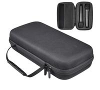 Custodia per microfono senza fili,Borsa da viaggio portatile con due microfoni,Borsa da viaggio portatile rigida a doppio microfono