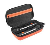 Custodia per microfono senza fili, custodia per doppio microfono, custodia rigida antigraffio con tasca