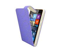 Custodia Per Microsoft Lumia 435 Brillantini Flip Similpelle Cover Cellulare