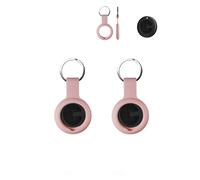 Custodia per MiLi MiTag Smart Tag, durevole, ecologica, antiurto, facile da rimuovere e anti-smarrimento, confezione da 2, colore: rosa