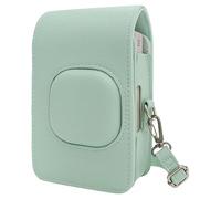 Custodia per mini fotocamera Liplay+, custodia protettiva in PU con chiusura magnetica e tracolla regolabile, custodia da viaggio portatile per accessori per fotocamera, Verde, taglia unica, Unisex