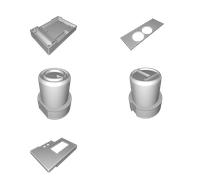 Custodia per Misuratore LCR con Componenti Modellati