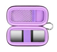 Custodia per monitor a cuore compatibile con AliveCor KardiaMobile 6L - compatibile con smartphone 6 misurazioni ECG Monitor per dispositivi Apple e Android - Solo custodia (viola)