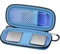 Custodia per monitor cardiaco compatibile con AliveCor KardiaMobile 6L - Monitor ECG compatibile con smartphone 6 misurazioni per dispositivi Apple e Android - Solo custodia (blu scuro)