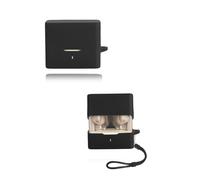 Custodia per MOONDROP Space Travel 2 auricolari, yystao custodia morbida in silicone compatibile con MOONDROP Space Travel 2 con cordino, antipolvere, antiurto e durevole, nero