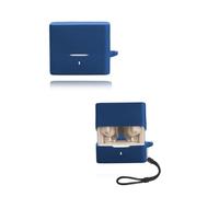 Custodia per MOONDROP Space Travel 2 auricolari, yystao custodia morbida in silicone compatibile con MOONDROP Space Travel 2 con cordino, antipolvere, antiurto e durevole, blu