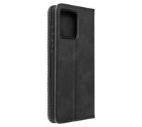 Custodia per Moto G84 portafoglio design crociera supporto nera
