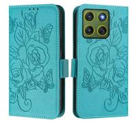 Custodia per Motorola Moto Edge 70 5G Cover Portafoglio [Blocco RFID] in Pelle PU Tasca Carte Case Antiurto Protettiva di Con Slot Schede per Motorola Moto Edge 70 5G, Blu