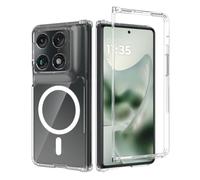 Custodia per Motorola Razr Fold 5G, anello magnetico, acrilico TPU (trasparente)