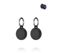 Custodia per Motorola Smart Tag, antiurto, compatibile con il segnale e facile da rimuovere, design durevole, ecologico e anti-smarrimento, confezione da 2, colore: nero