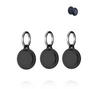 Custodia per Motorola Smart Tag, antiurto, compatibile con il segnale e facile da rimuovere, design durevole, ecologico e anti-smarrimento, confezione da 3, colore: nero