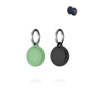 Custodia per Motorola Smart Tag, antiurto, compatibile con il segnale e facile da rimuovere, resistente, ecologica e anti-smarrimento, confezione da 2, colore: nero e verde