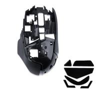 Custodia per mouse con guscio per mouse, struttura di ricambio con adesivo per piedini per mouse Logitech G502 con cavo