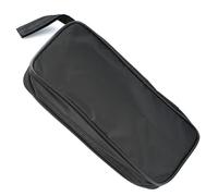 Custodia per multimetro digitale, custodia in nylon con spugna integrata per protezione da urti e cadute, 220 mm × 140 mm × 40 mm, nero