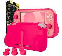 Custodia per Nintendo Switch Lite - Comfort Grip Case, Cover posteriore protettiva per l'uso sulla Console Nintendo Switch con impugnature imbottite Comfort incorporate - ROSA