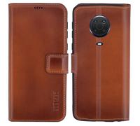 Custodia per Nokia G10 a Libro Vera Pelle Protezione Piegatura Copertura Wallet