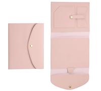 Custodia per notebook fine in pelle PU con finiture, D | Tasca per documenti, scomparti multipli, design compatto, design salvaspazio, elegante e funzionale, lavoro