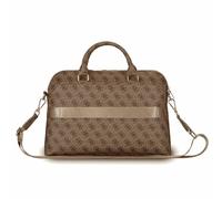 CG MOBILE Guess 4G Custodia per laptop con cerniera e logo triangolo da 15 pollici (marrone)