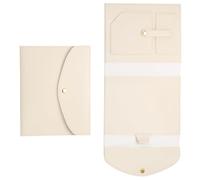Custodia per notebook minimalista Custodia protettiva in pelle PU con slot per schede e tasca per documenti per custodia per diario lavoro e studio
