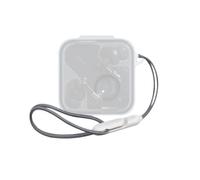 Custodia per Nothing Ear 3, custodia protettiva in silicone con cordino, accessori per auricolari wireless (Bianco)