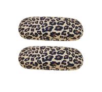 Custodia Per Occhiali Con Stampa Leopardata Da 2 Pezzi, Custodia Per Occhiali Da Donna, Accessori Per Riporre Occhiali, Custodia Per Occhiali Alla Moda, Accessori Per Occhiali