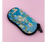 Custodia per occhiali da 1 pezzo di Van Gogh adatta per - Portafoglio portatile con cerniera e a olio di Van Gogh, portaocchiali per occhiali , occhiali da , custodia compatta per uso