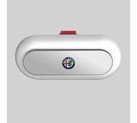 Custodia per Occhiali da Auto per Alfa Romeo Giulietta Spider GT Giulia Mito 147/156/159/166 Stelvio, Scatola Portaocchiali da Sole Organizer Multifunzione e alla Moda Accessori Interni