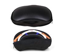 Custodia per occhiali da neve, custodia per occhiali da sci, protezione in EVA, resistente supporto per occhiali, design unisex, compatta e leggera, adatta ai viaggi, 1 pezzo, nero, 1 confezione