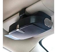 Custodia per Occhiali da Sole per Auto Portaocchiali Piastra per Parasole Banconote Organizzatori per Occhiali Scatola per ricevitori di Piccoli Garget,Nero