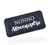Custodia per Occhiali in Feltro Personalizzata con nome, idea regalo per nonni