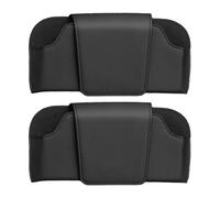 Custodia Per Occhiali Per Auto Da 2 Pezzi, Custodia Per Occhiali Creativi, Strumento Di Conservazione Degli Occhiali In Pelle Pu, Custodia Per Occhiali Portatili, Accessori Automatici.