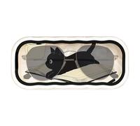 Custodia per occhiali per bambini | Simpatica scatola protettiva trasparente a forma di gatto - graziosa custodia per occhiali, per riporre soldi, chiavi, carte, organizzazione di compleanni, veicoli