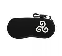 Custodia per occhiali Ucraina Bandiera nazionale Ucraina Protezione per occhiali da sole Scatola per occhiali da sole Donne morbidi Sacca Sacchetto per conservazione Scatola compatta e portatile