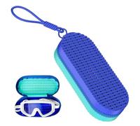 Custodia per occhialini bambini Astuccio con cerniera e foro di drenaggio | Custodie Protettive Con Cordino Per amanti dello sport, occhiali da sole, palestra, spiaggia, , uomini e donne