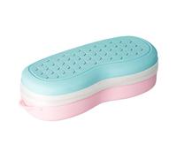 Custodia per occhialini da nuoto, custodia portatile in silicone traspirante, organizer per occhiali da viaggio, resistente e impermeabile, per sport subacquei, spiaggia, piscina, immersioni