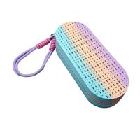 Custodia per occhialini da nuoto in silicone a doppia ventilazione per evitare graffi, custodia protettiva morbida per occhiali portatile