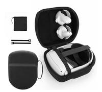 Custodia per Oculus/Meta Quest2/Pico4, compatibile con Elite Strap e altri accessori, robusta custodia da viaggio tutto in uno.