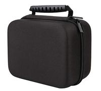 Custodia per olio essenziale Borsa portatile per olio essenziale in EVA Borsa per trasporto a mano per amanti del fai da te Aromaterapia Estetisti Nero 17,5x13,5x9 cm